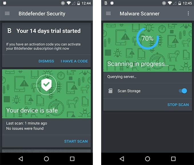 Bitdefender é o melhor antivírus para Android de 2022